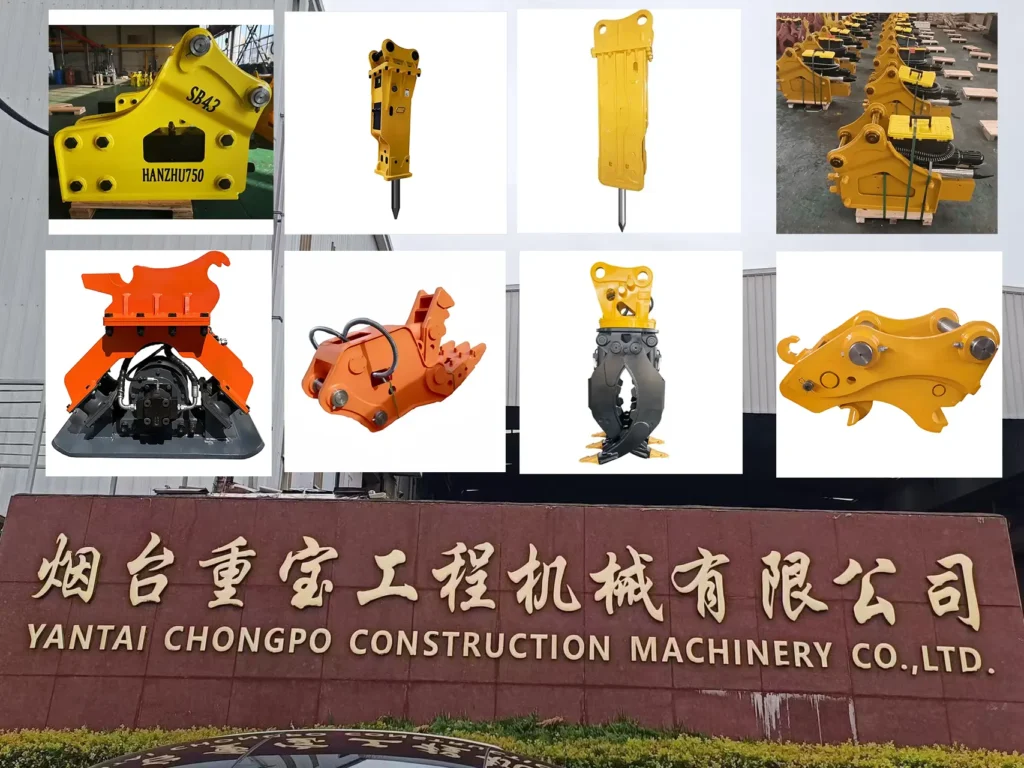 Yantai Chongpo Hydraulic Hammers and Excavator Attachments