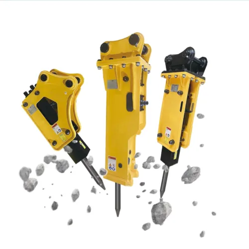 CHONGPO manufactures different types of Hydraulic Breakers, including side type, top type, box type and silenced type.