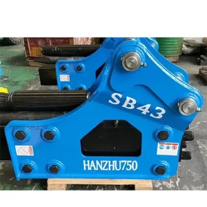 SB43-HZ750-hydraulic-breaker-hammer-side-mounted-type-blue