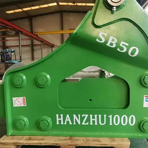 SB50-HZ1000-hydraulic-breaker-hammer-side-mounted-type-green